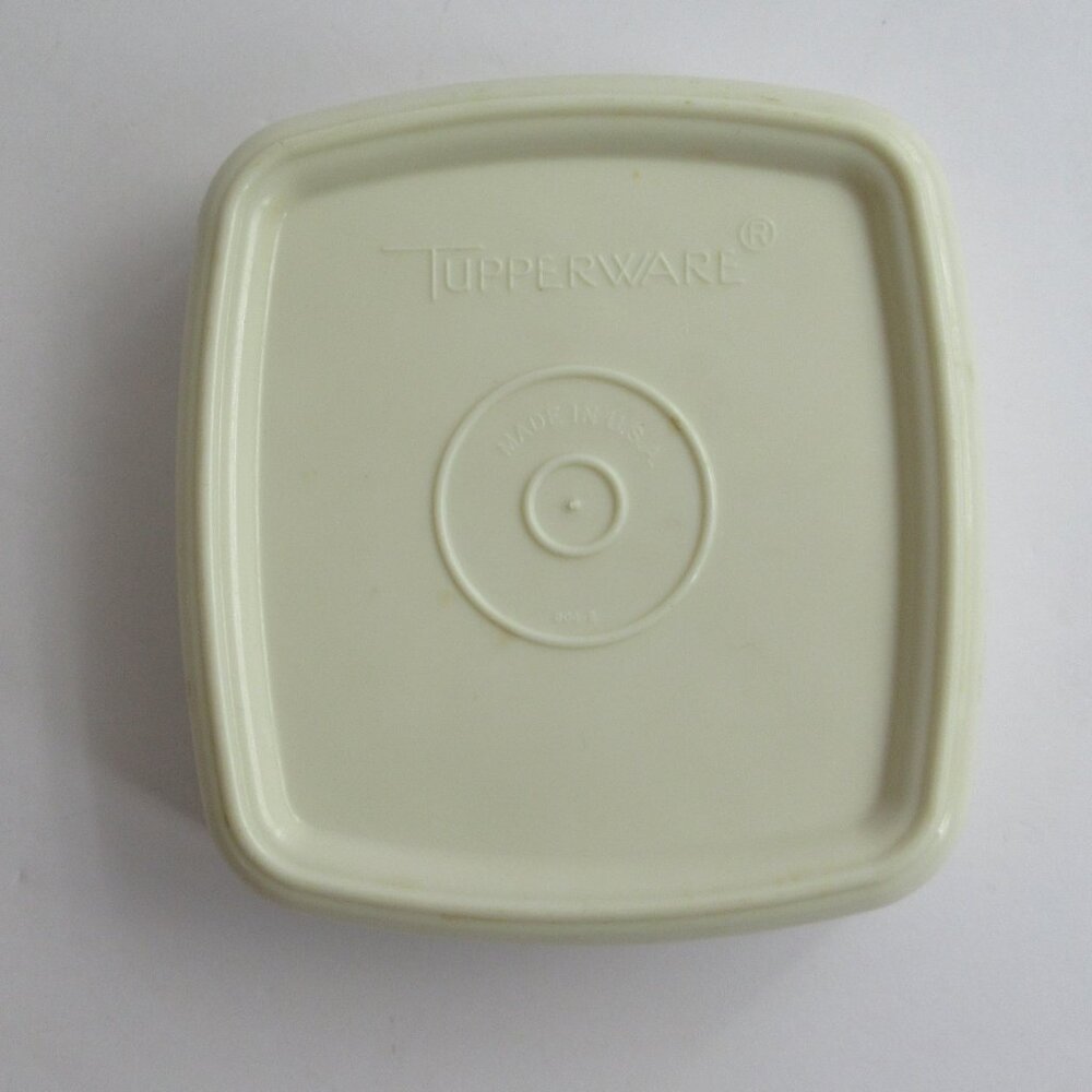 Tupperware Soap Dish Sponge Rest #804-2 Beige Plastic 3.5 x 3.75” Vintage - Picture 3 of 8
